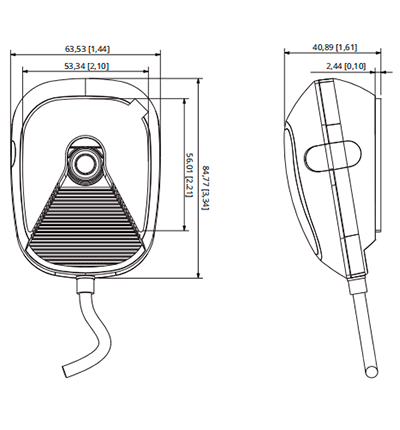 DAHUA DHI-DAE-CFM5210-CYN - Camara de Monitoreo Frontal para DVRs Moviles/ 2 Megapixeles/ Lente de 6 mm/ Funcion de Inteligencia Artificial y Asistencia al Conductor/ Serie ADAS/ IP54/ #ConducciónSegura - SILYMX