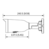 DAHUA IPC-HFW1230T1N-ZS - Camara IP Bullet de 2 Megapixeles/ Lente Motorizado de 2.8 a 12mm/ H.265+/ IR de 50 Mts/ IP67/ PoE/ Ranura para MicroSD/ DWDR/ 3D DR/ HLC/ BLC/ - SILYMX