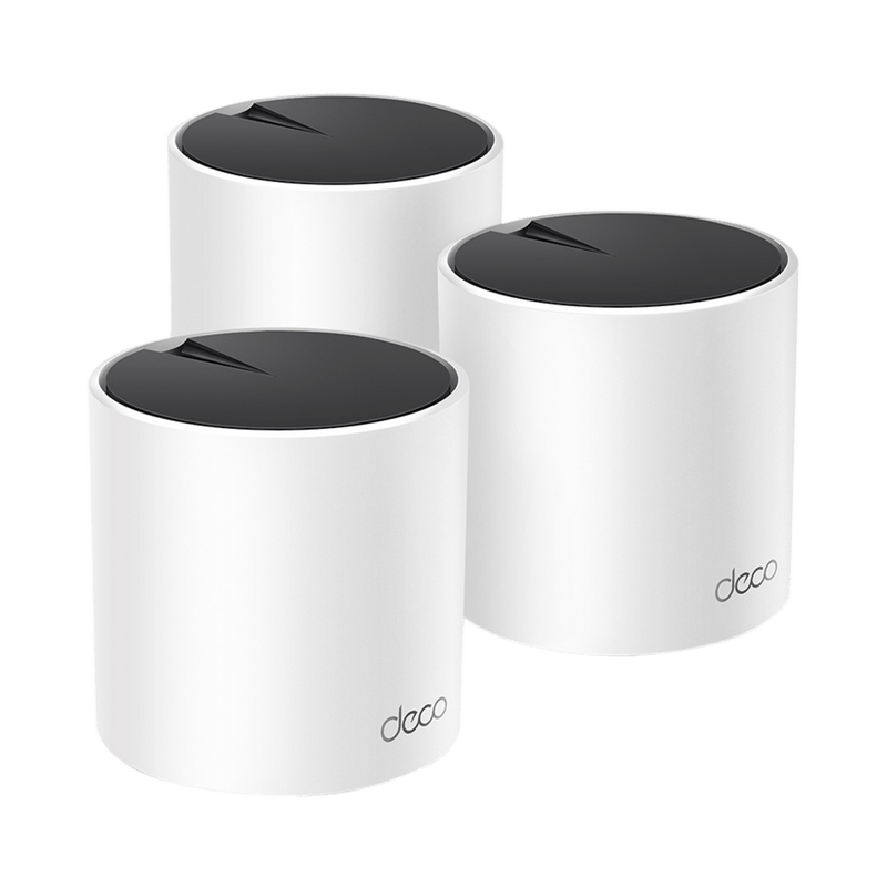 KIT de sistema inalámbrico Deco X60 mesh para hogar, doble banda Wi-Fi 6 (AX), doble puerto Gigabit, 4 antenas internas y compatible con amazon alexa - SILYMX