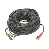 Cable Coaxial Armado de 50 Metros para Video y Energía / Optimizado para Cámaras 4K / Conector BNC (Video) y PLUG de Alimentación (Siamés) / Uso interior / Cable de Video 100% Cobre de Alta Pureza. - SILYMX