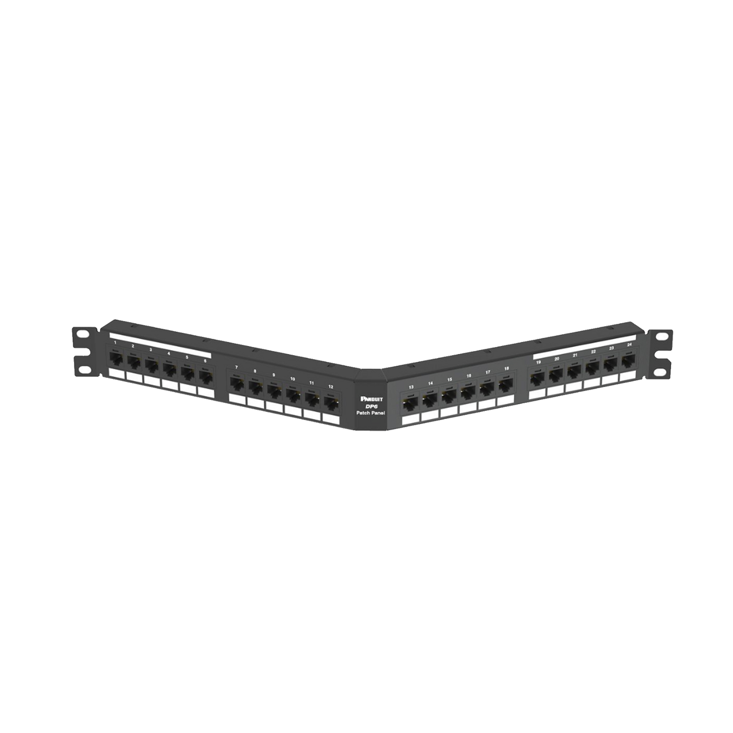 Panel De Parcheo De Impacto (110) Angulado Categoría 6 De 24 Puertos 1Ur - SILYMX