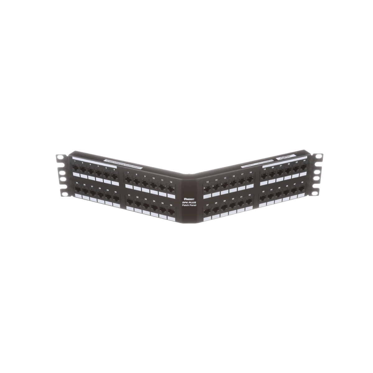 Panel De Parcheo De Impacto (110) Angulado Categoría 6 De 48 Puertos 2Ur - SILYMX