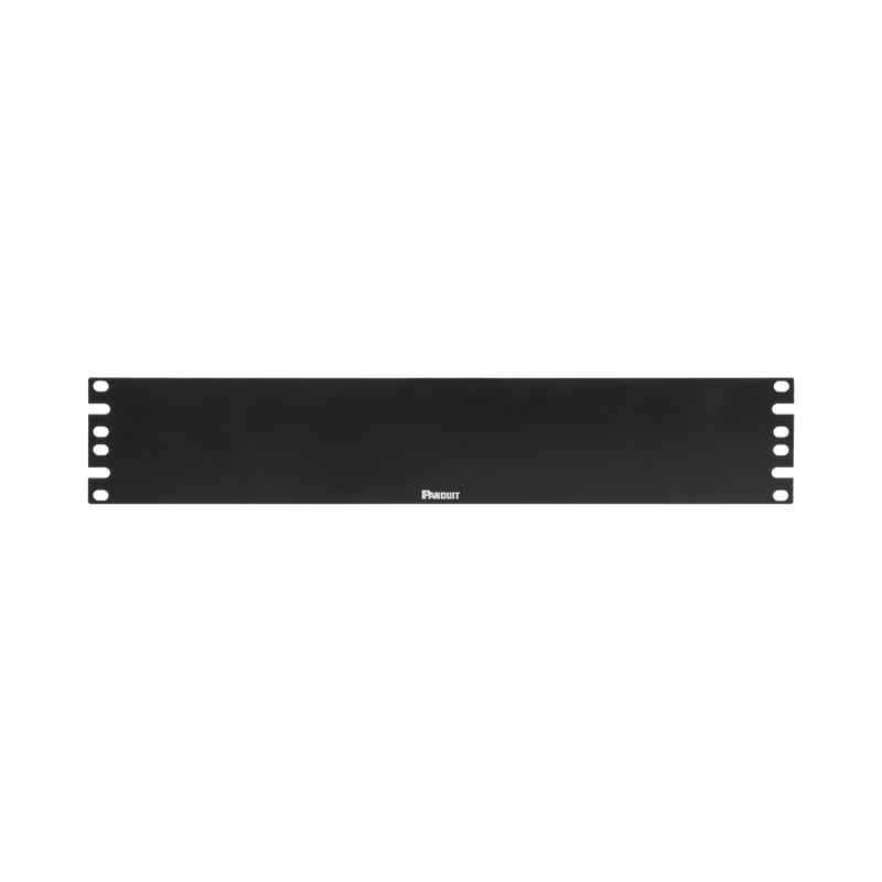 Tapa Ciega Para Rack Estándar De 19In Plano De Acero 2Ur Color Negro - SILYMX