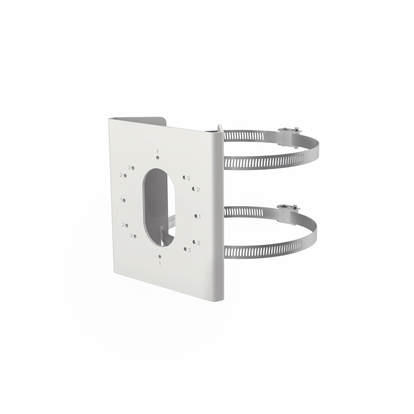 Montaje de Poste para Cámaras DS-2CD26X3G1-IZS / Acero Inoxidable - SILYMX