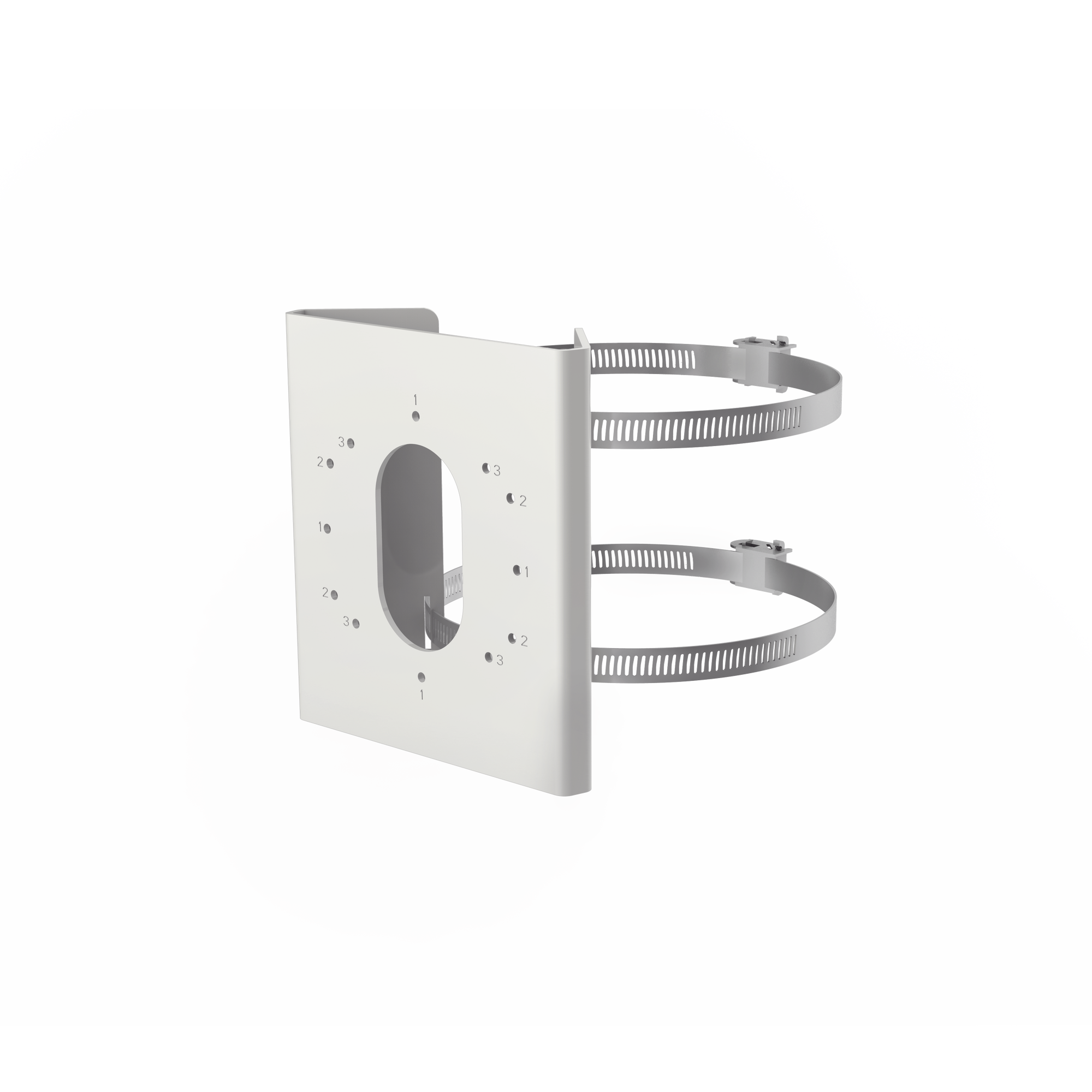 Montaje de Poste para Cámaras DS-2CD26X3G1-IZS / Acero Inoxidable - SILYMX