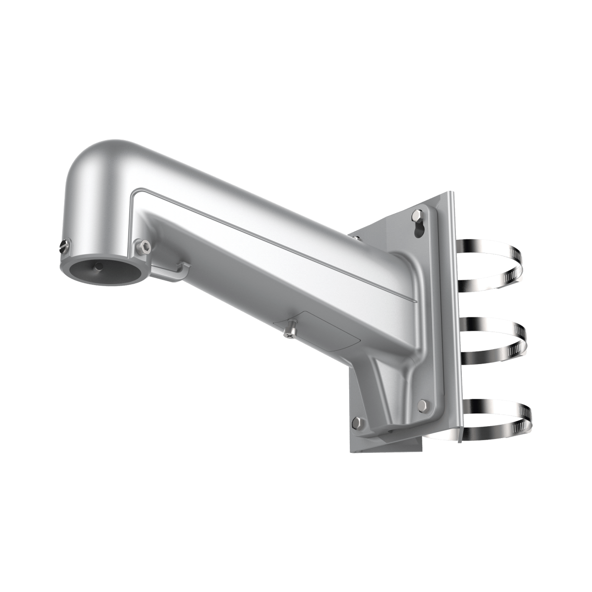 Montaje de Poste para PTZ HIKVISION / Color Plata - SILYMX