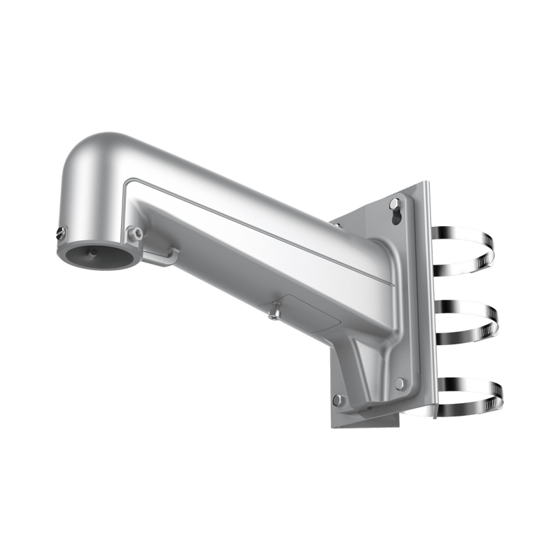 Montaje de Poste para PTZ HIKVISION / Color Plata - SILYMX