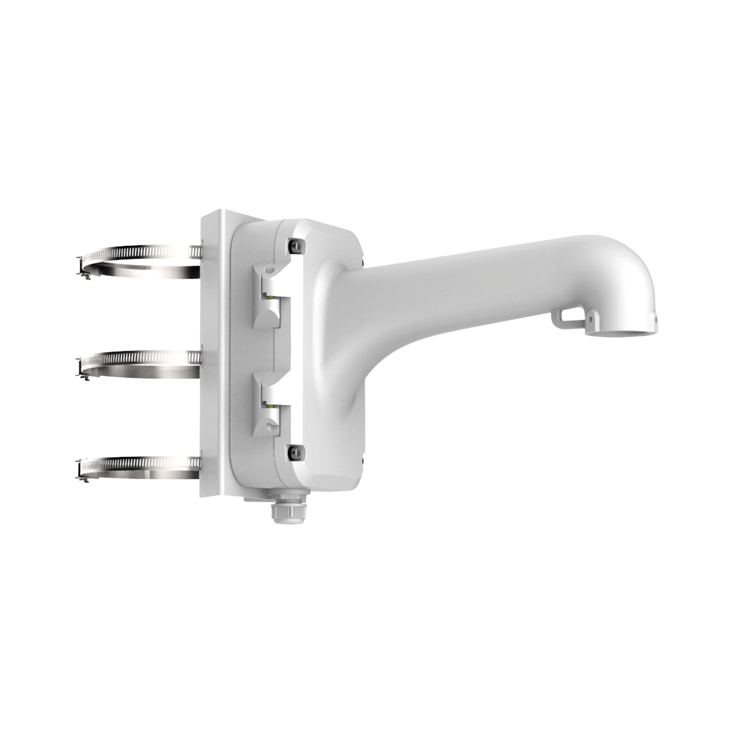 Montaje De Poste Para Domos Hikvision / Color Blanco / Uso En Exterior DS-1604ZJ-POLE - SILYMX