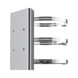 Montaje de Poste para Domo PTZ de Acero Inoxidable para Cámaras Hikvision - SILYMX