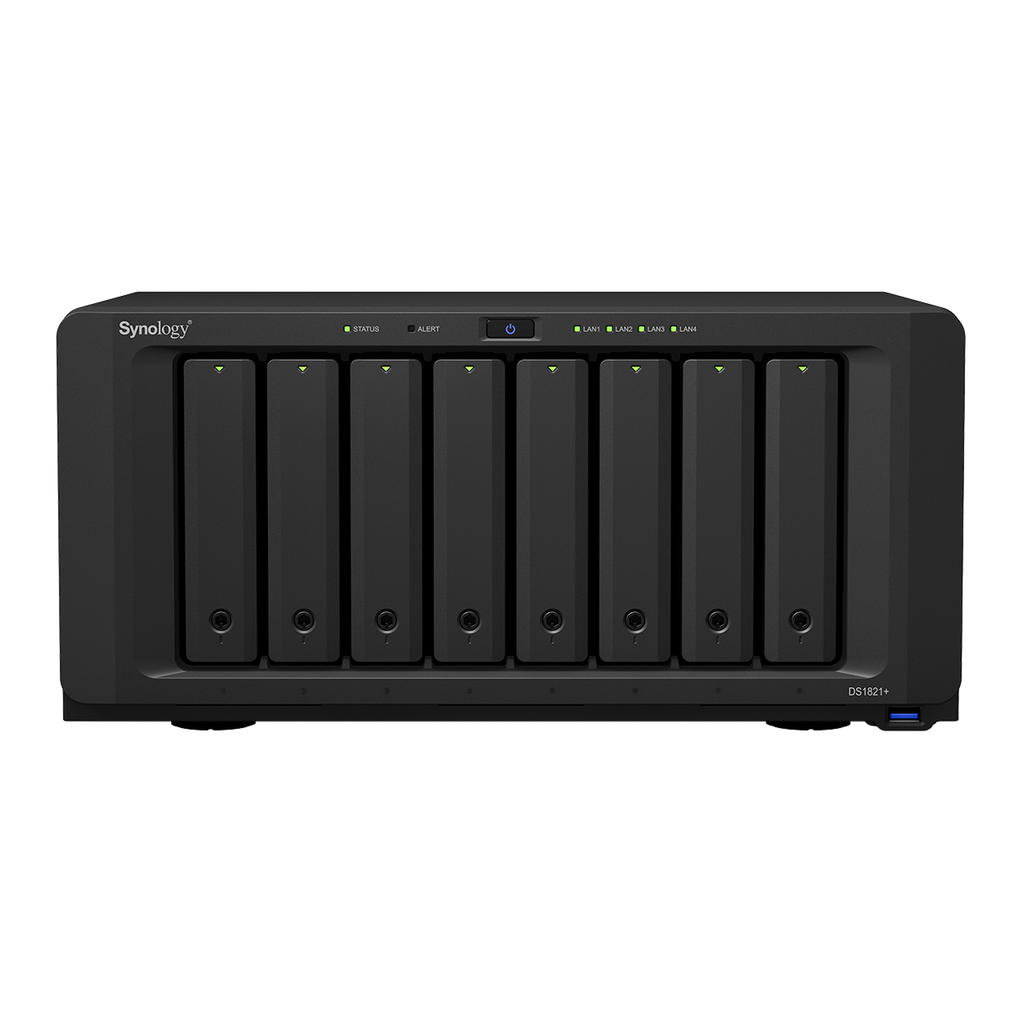 Servidor SYNOLOGY NAS de escritorio con 8 bahías Expansible a 18 bahías Hasta 256 TB 4GB de RAM DS1821+ - SILYMX