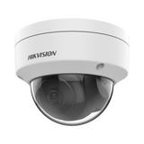 Cámara Domo IP Hikvision 4 Megapixel Lente 2.8 mm 30 mts IR WDR 120 dB Exterior IP67 Hik-Connect P2P H.265+ PoE ONVIF DS-2CD1143G0-I(C) - SILYMX
