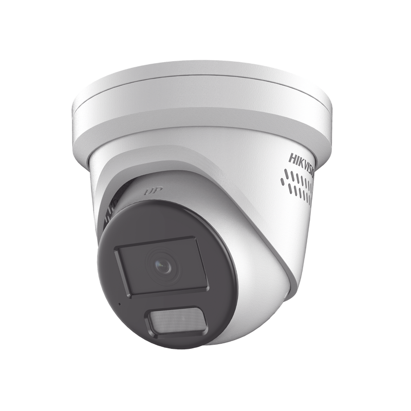 Cámara Turret IP 4mpx / Imagen a Color 24/7 / Lente 2.8 mm / Luz Blanca 30m / Exterior IP67 / / Micrófono Integrado / Videoanaliticos / WDR 130 dB - SILYMX