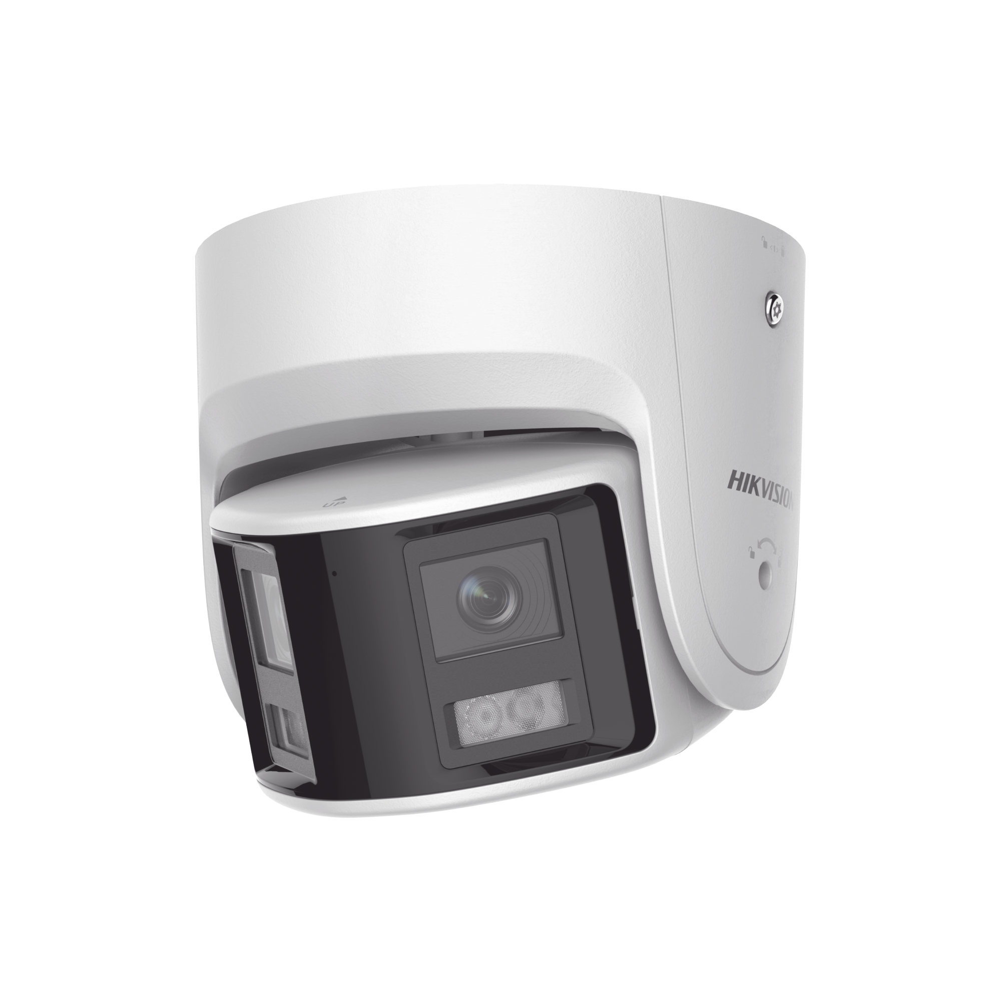 [ PROTECCIÓN ACTIVA ] Turret IP Panorámica 4 Megapíxel / 180° / Imagen a Color 24/7 / PoE / WDR 130° / IP67 / ACUSENSE / Protección Activa (Luz Estroboscópica y Alarma Audible) / MicroSD - SILYMX