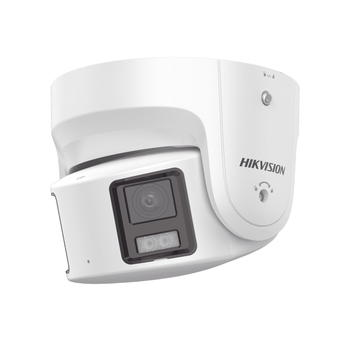 Cámara Turret IP Panorámica 8mpx /180°/ Imagen a Color 24/7 / PoE / WDR 130° /IP67/ ACUSENSE / Protección Activa (Luz Estroboscópica y Alarma Audible) - SILYMX