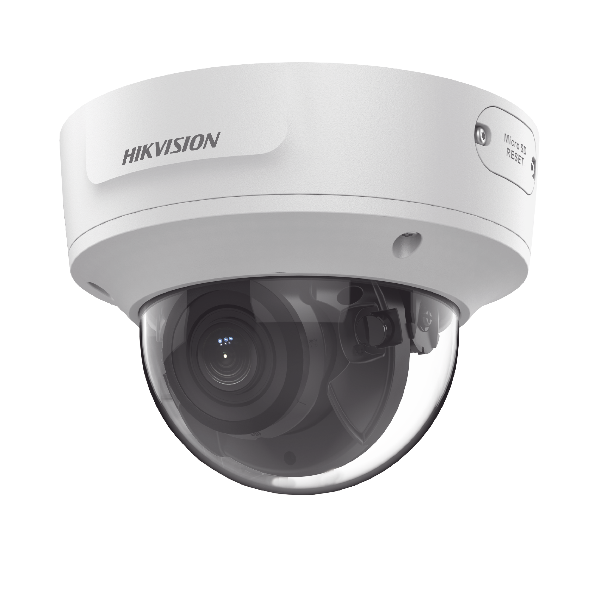 Cámara Domo IP 4 Megapixel / Lente Mot. 2.8 a 12 mm / 40 mts IR EXIR / IP67 / IK10 / WDR 120 dB / PoE / Entrada y Salida de Audio y Alarma - SILYMX