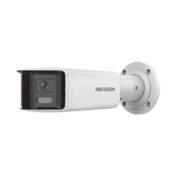 Cámaras IP BalaHIKVISIONDS-2CD2T47G2P-LSU/SL(C)PROTECCIÓN ACTIVA Bala IP Panorámica 4 Megapixel 2 Lentes 2.8 mm 180° Imagen a Color 24 7 ColorVu PoE WDR 130° IP67 ACUSENSE Luz Estroboscópica y Alarma Audible 40 mts Luz Blanca Micro SD DS - 2CD2T47G2P - LSU/SL(C) - SILYMX