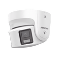 Camara Turret IP 8MP Panoramica 180° ColorVu AcuSense Proteccion Activa PoE Hikvision DS-2CD3387G2P-LSU/SL(C)