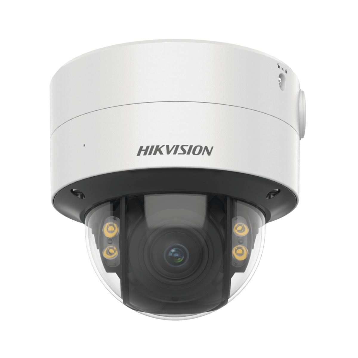 Cámara Domo Ip 4 Megapíxel Colorvu Zoom Óptico X4 Microsd DS-2CD3747G2T-LZSU(C) - SILYMX