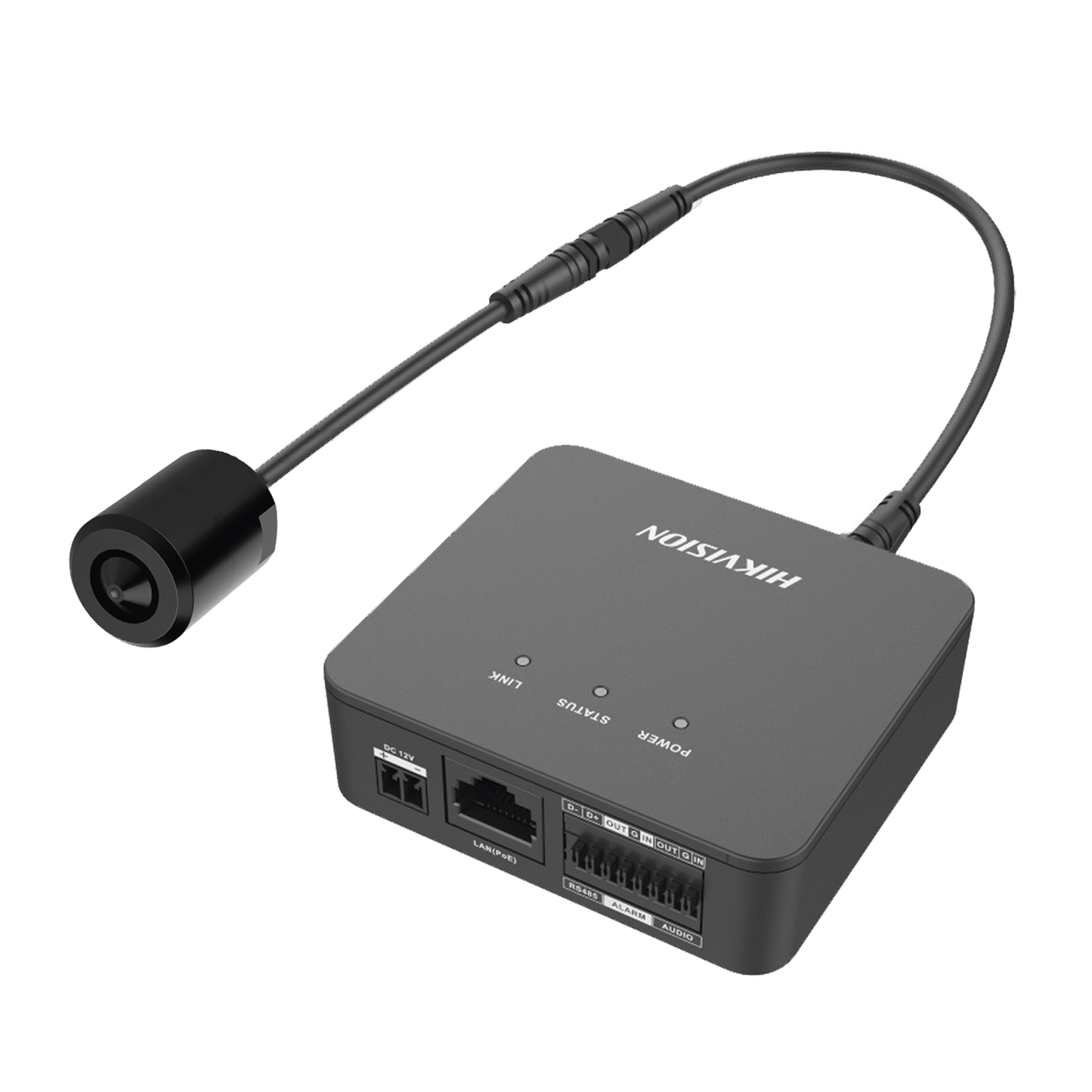 Pinhole IP 2 Megapixel / Lente 3.7 mm / 2 Mts Cable / PoE / Ideal para Cajeros Automáticos (ATM) / WDR / Micro SD / Cámara Tipo Cilindro - SILYMX