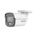 Cámara Bala HD-TVI 5MP Lente 2.8mm Micrófono Luz Blanca 20m IP67 Hikvision DS-2CE10KF0T-FS