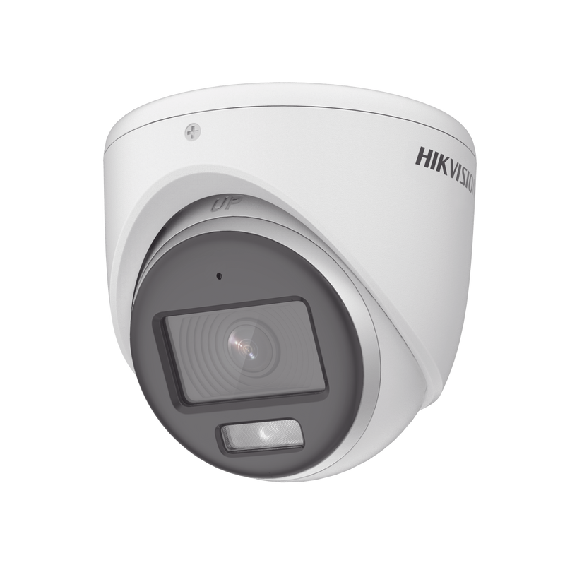 Cámara Turret TURBOHD 3K (5MP) / Micrófono Integrado / Lente 2.8 mm / Imagen a color 24/7 / 20 mts Luz Blanca / Exterior IP67 / dWDR / 4 Tecnologías - SILYMX
