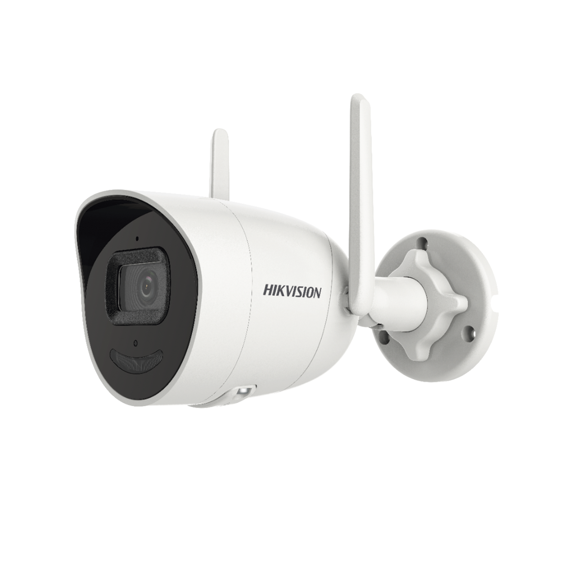 Cámara Bala IP 4 Megapixel Lente 2.8 mm 30 mts IR Exterior IP66 Wi-Fi WDR 120 dB H.265 Micrófono y Bocina Interconstruido MicroSD DS-2CV2041G2-IDW(E) - SILYMX