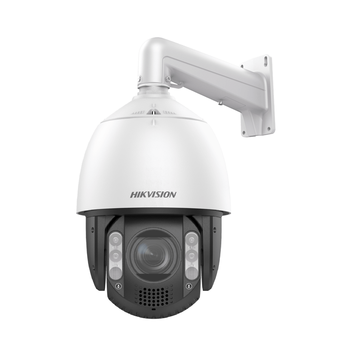 PTZ IP Hikvision 8 Megapixel 12X Zoom ColorVu 100 mts Luz Blanca 150 mts IR IP66 Luz Estroboscópica Autoseguimiento Hi-PoE microSD DS-2DE7A812MCG-EB - SILYMX