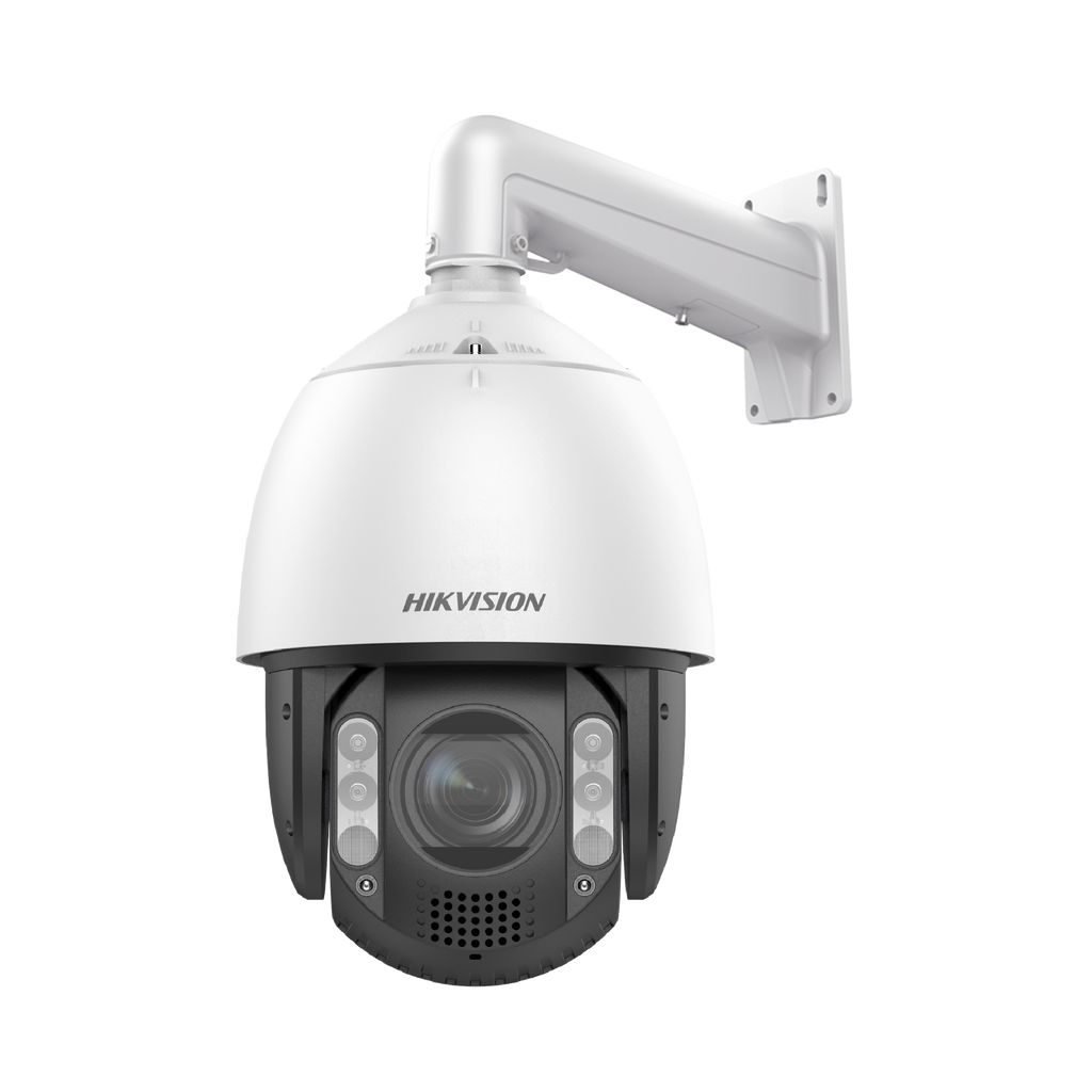 PTZ IP Hikvision 8 Megapixel 12X Zoom ColorVu 100 mts Luz Blanca 150 mts IR IP66 Luz Estroboscópica Autoseguimiento Hi-PoE microSD DS-2DE7A812MCG-EB