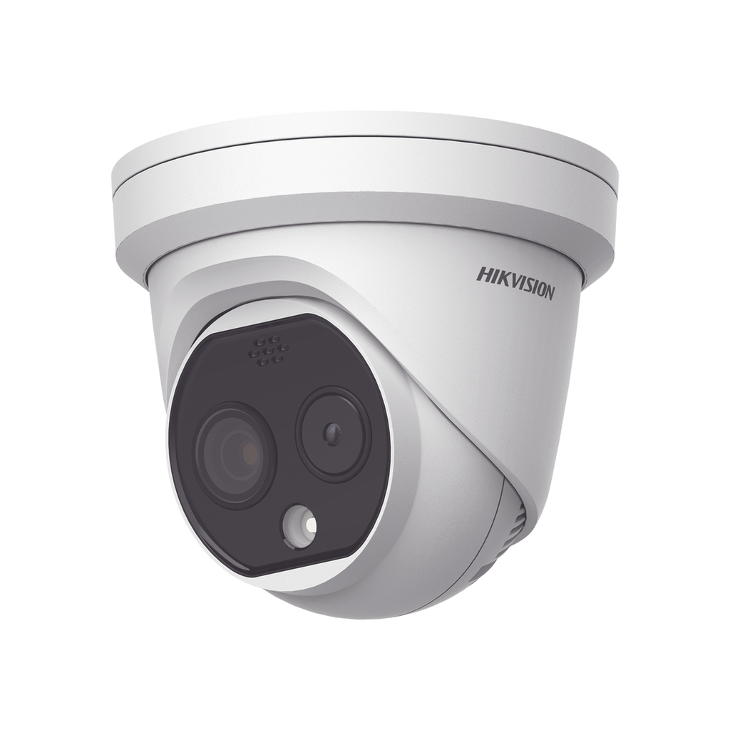 Cámara Turret Ip Dual Térmica (160X120) Óptico 2 Mm (4mpx)/ 15m Ir/Exterior Ip67/Poe/Termométrica/Detección De Temperatura/ Sirena Y Luz Intermitente - SILYMX