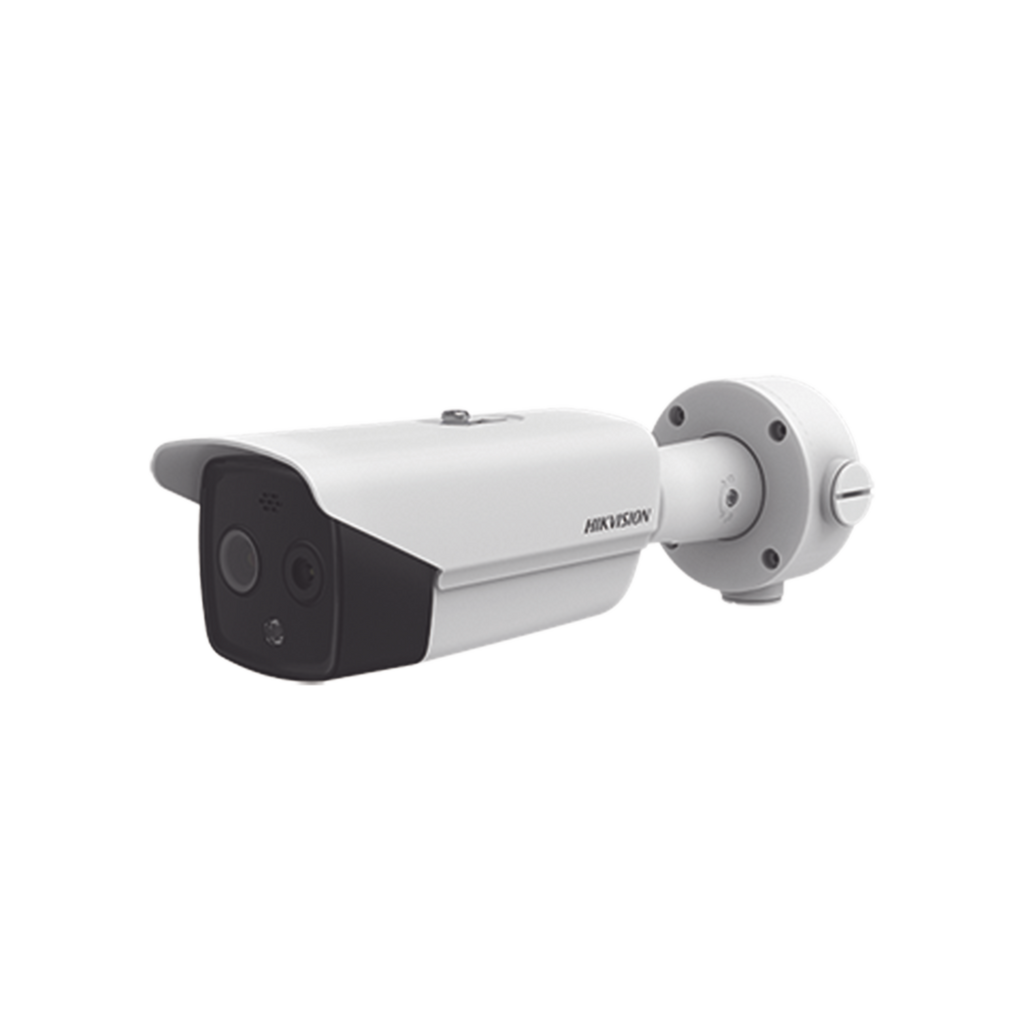 Bala IP Dual / Térmica 6.2 mm (160 x 120) / Óptico 8 mm (4 Megapixel) / DETECCIÓN DE PERSONAS 183 m /40 mts IR / Exterior IP67 / PoE / Termométrica / Detección de Temperatura / Sirena y Luz Inte / Micro SD 32 GB Incluida - SILYMX