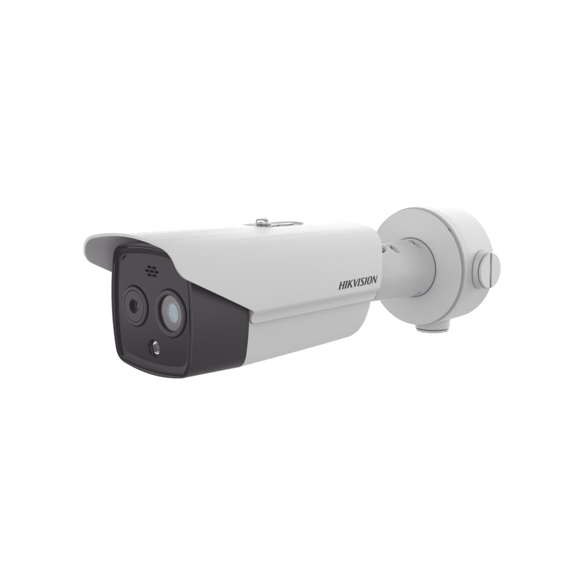 Bala IP Dual / Térmica 9.7 mm ( 256 × 192 ) / Óptico 8 mm (4 Megapixel) / 30 mts IR / Exterior IP67 / PoE / Termométrica / Detección de Temperatura / Sirena y Luz Intermitente Integrada - SILYMX