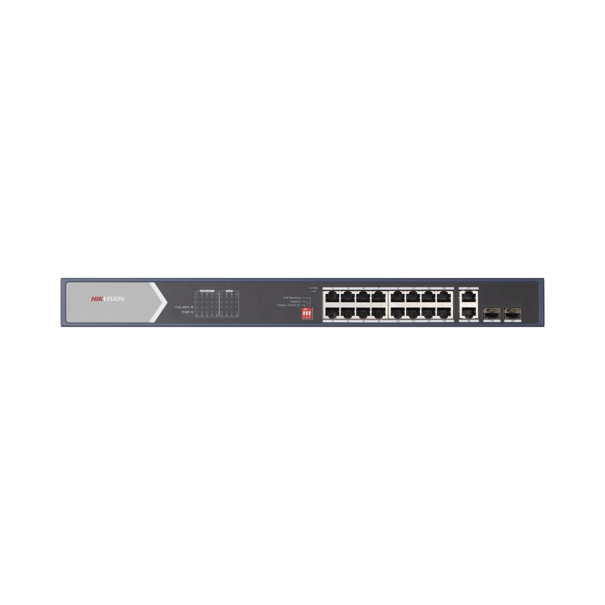 Switch Poe+ / 300 M Poe Larga Distancia / 12 Puertos Poe+ / 4 Puertos Poe++ / Bt (90 W) / 2 Puertos Sfp / 2 Puerto De Red Gigabit - SILYMX