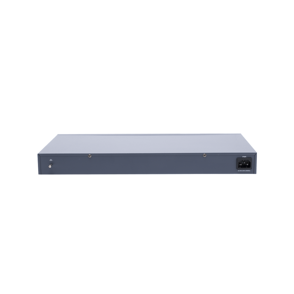 Switch Monitoreable De 24 Puertos Poe+ (Hasta 250 M) 10/100 Mbps 2 Puertos Rj45 + 2 Sfp (Combo) 370 Watts Conexión Remota Desde Hik-Proconnect - SILYMX