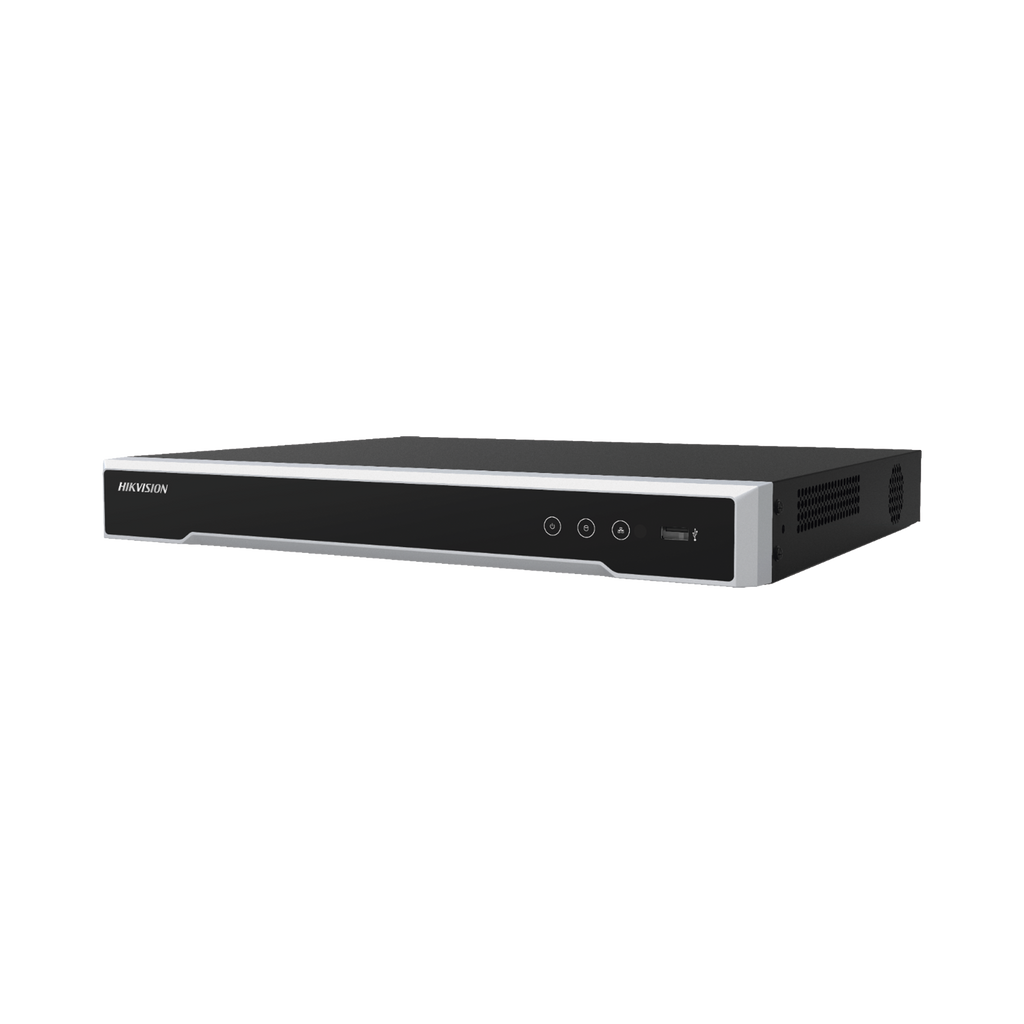 NVR 32 Megapixel (8K) / 16 Canales IP / 16 Puertos PoE / Soporta Cámaras con AcuSense / 2 Bahías de Disco Duro / HDMI en 8K / Soporta POS