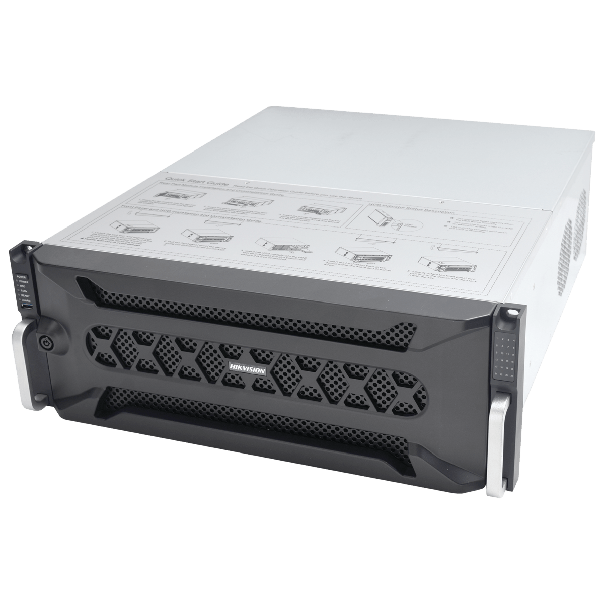 NVR 12 Megapixel (4K) / 128 canales IP / 24 Bahías de Disco Duro / 4 Puertos de Red / Soporta RAID con Hot Swap / NVR de Alto Desempeño - SILYMX