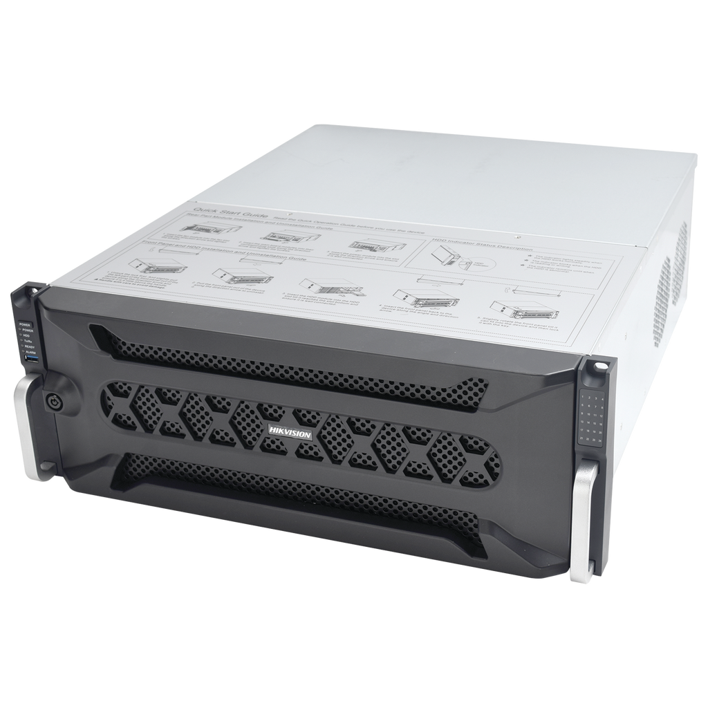 NVR 12 Megapixel (4K) / 128 canales IP / 24 Bahías de Disco Duro / 4 Puertos de Red / Soporta RAID con Hot Swap / NVR de Alto Desempeño - SILYMX