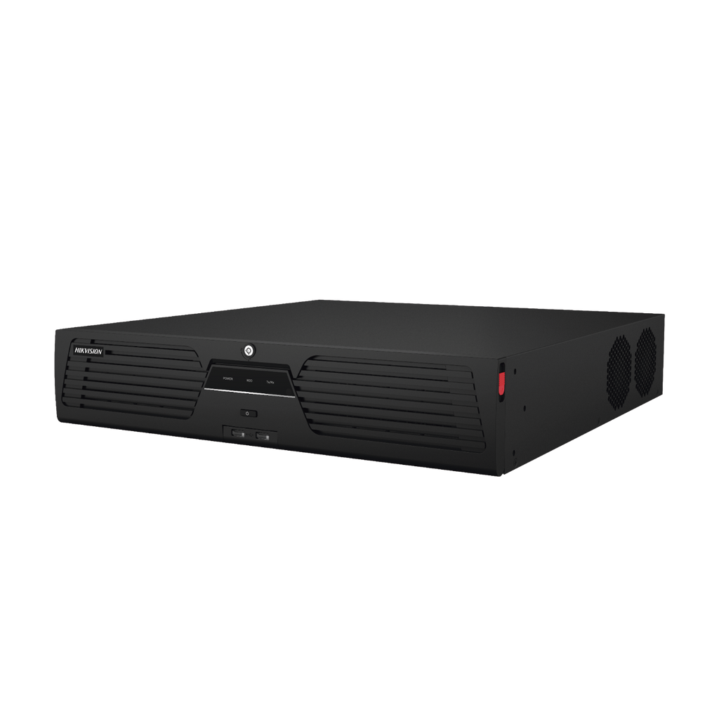 NVR 32 Megapixel (8K) / 64 canales IP / Soporta Cámaras con AcuSense / 8 Bahías de Disco Duro / 2 Puertos de Red / Soporta RAID con Hot Swap / HDMI en 8K / Soporta POS