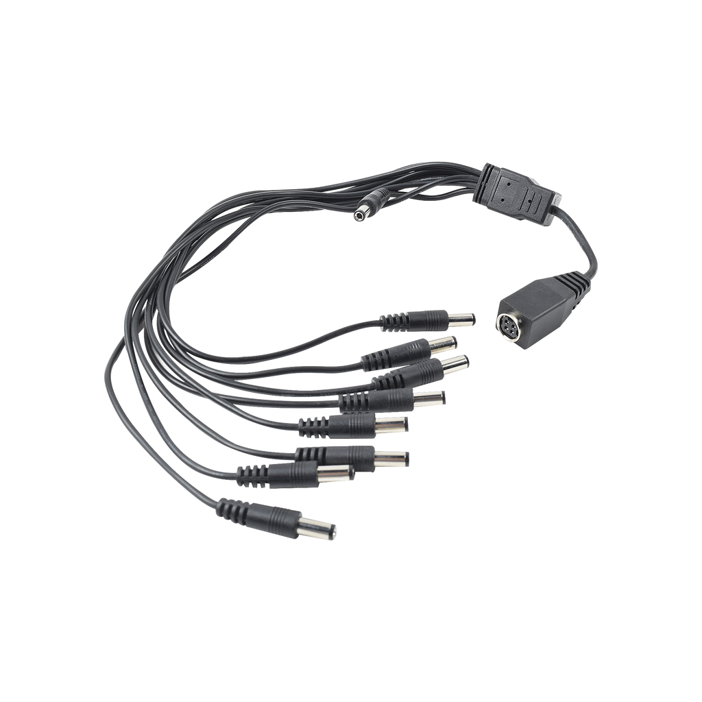 Cable con 9 Vías para Alimentar 8 Cámaras TURBOHD y DVR TURBOHD epcom / HIKVISION - SILYMX