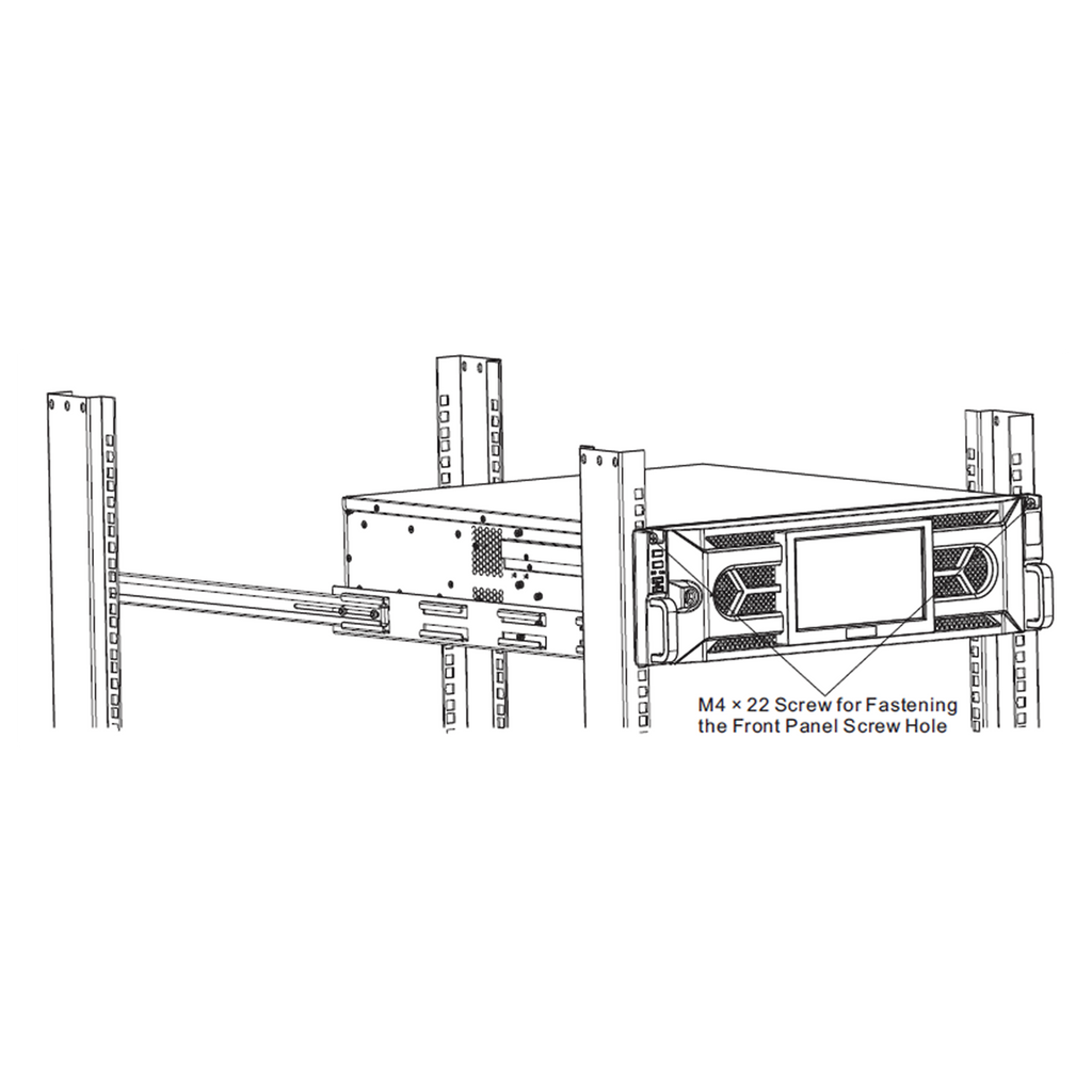 Soporte en Rack para NVR`s DS-96000NI-I - SILYMX