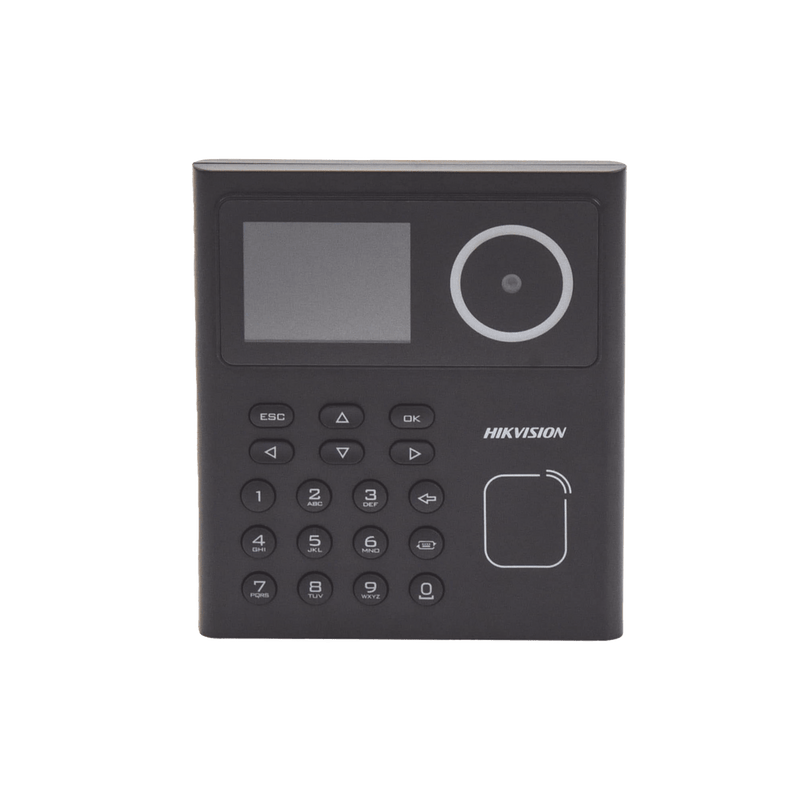 Terminal Facial Min Moe con lector de Tarjetas Control de Acceso o Asistencia 500 rostros Detección de Cubrebocas DS-K1T320EX - SILYMX