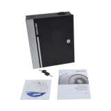 Controlador de Acceso Integrable con Videovigilancia / 4 Puertas / 10,000 Tarjetas /50,000 Eventos/ Incluye Gabinete y Fuente de Alimentación 12Vcc/8A - SILYMX