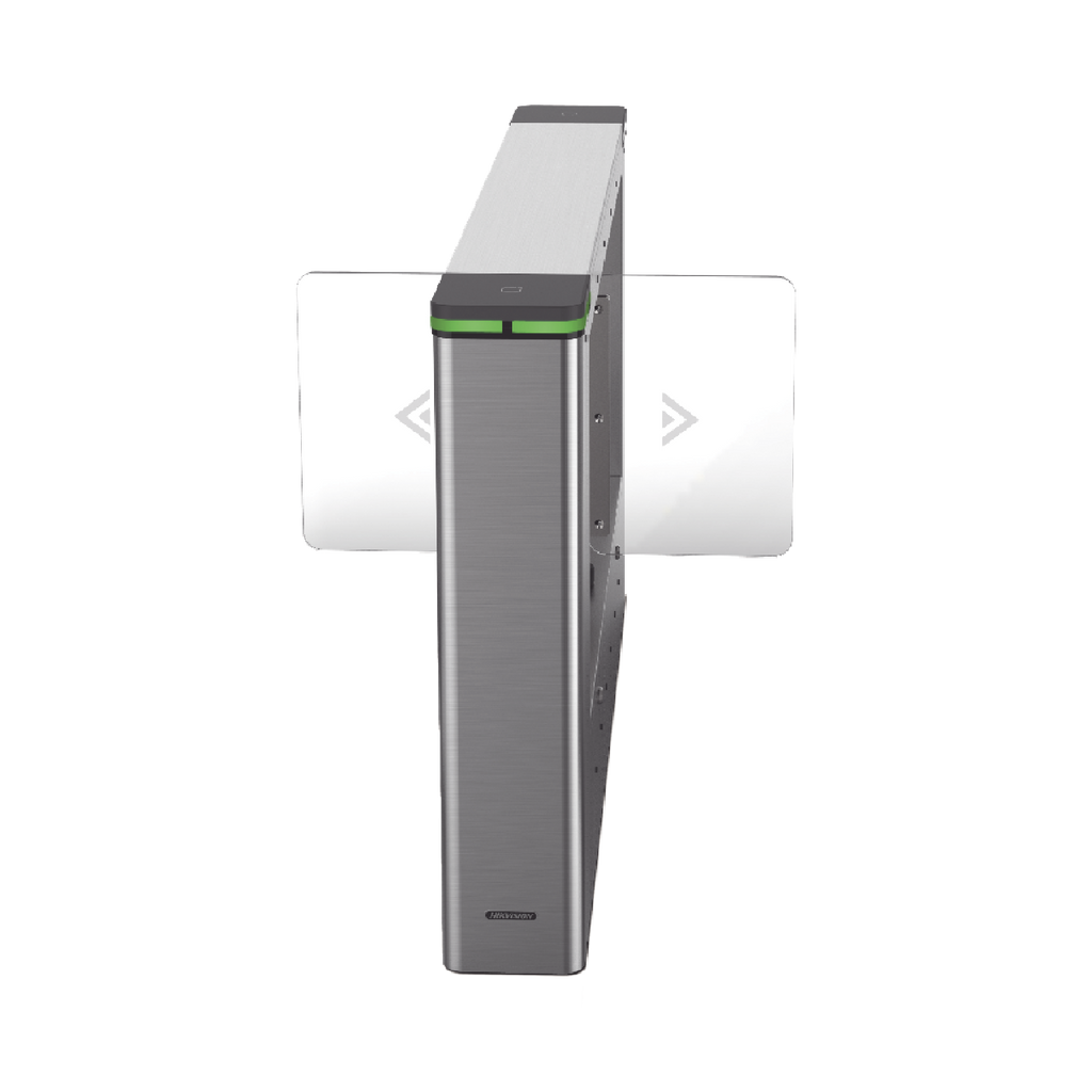 Torniquete Hikvision Swing CENTRAL Incluye Panel y Lectores de Tarjeta TCP/IP (Requiere Torniquete Izquierdo) Carril de 90 cms DS-K3B501SX-M/M-DP90
