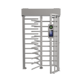 Torniquete SENCILLO (1 Carril) de Cuerpo Completo / Acero Inoxidable SUS304 / 30 Personas por Minuto / Interior y Exterior / Compatible con Reconocimiento Facial (Terminal no Incluida)