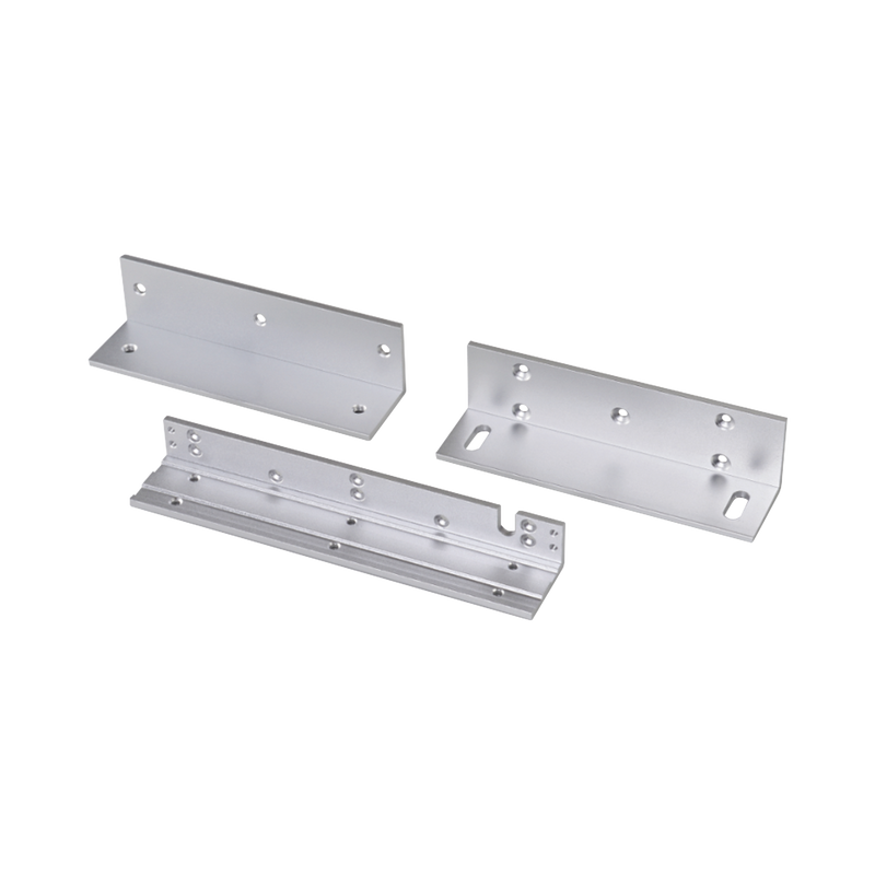 Kit de montajes Z y L para Cerradura Magnética HIKVISION / Compatible con DS-K4H258S / Uso en Puerta de Madera y Metal - SILYMX