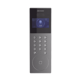 Videoportero IP Hikvision Multiapartamento con Reconocimiento Facial Llamada a App HikConnect IP65 Apertura por Rostro, Tarjeta o App - SILYMX
