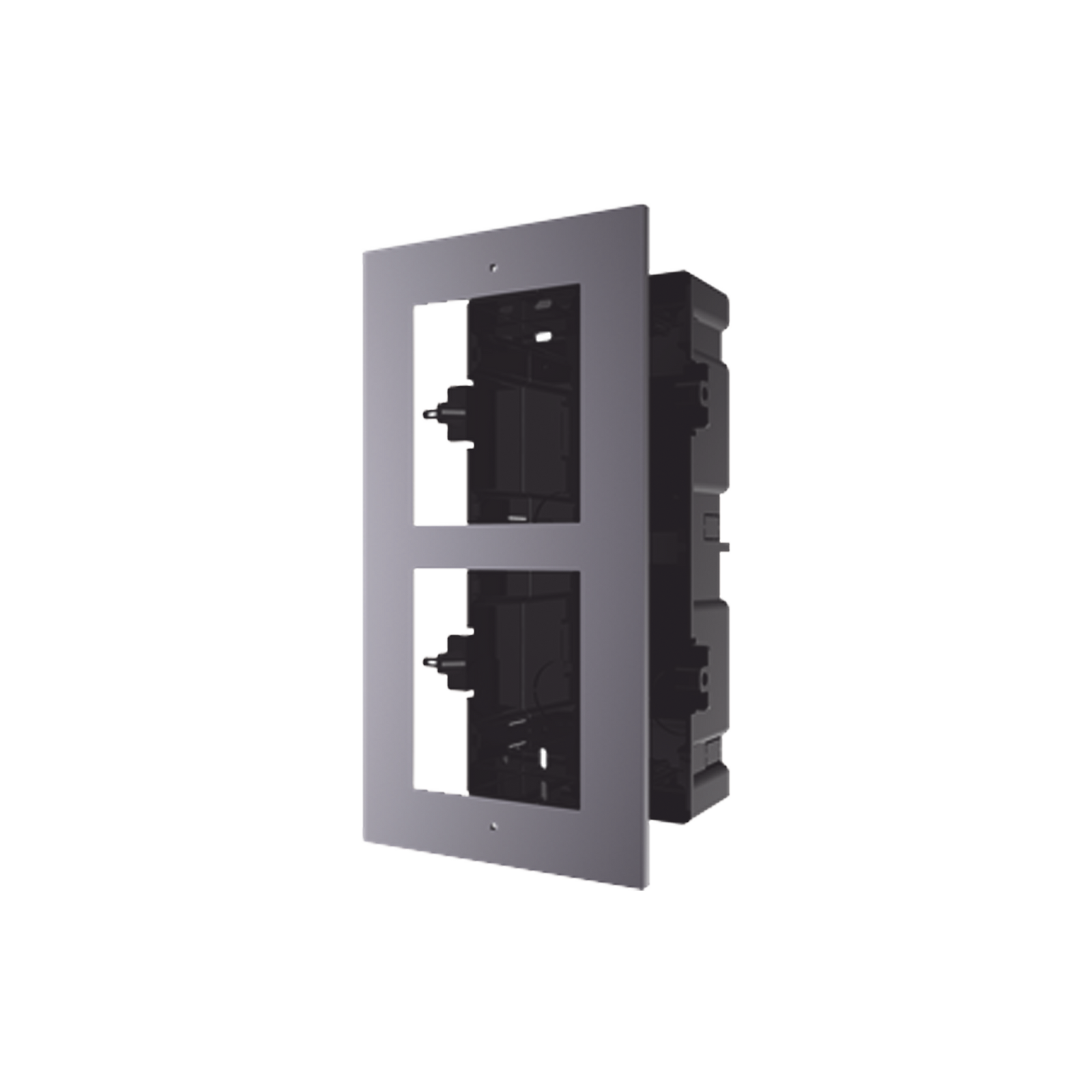 Base de 2 Espacios para EMPOTRAR Módulos de Videoporteros Hikvision - SILYMX