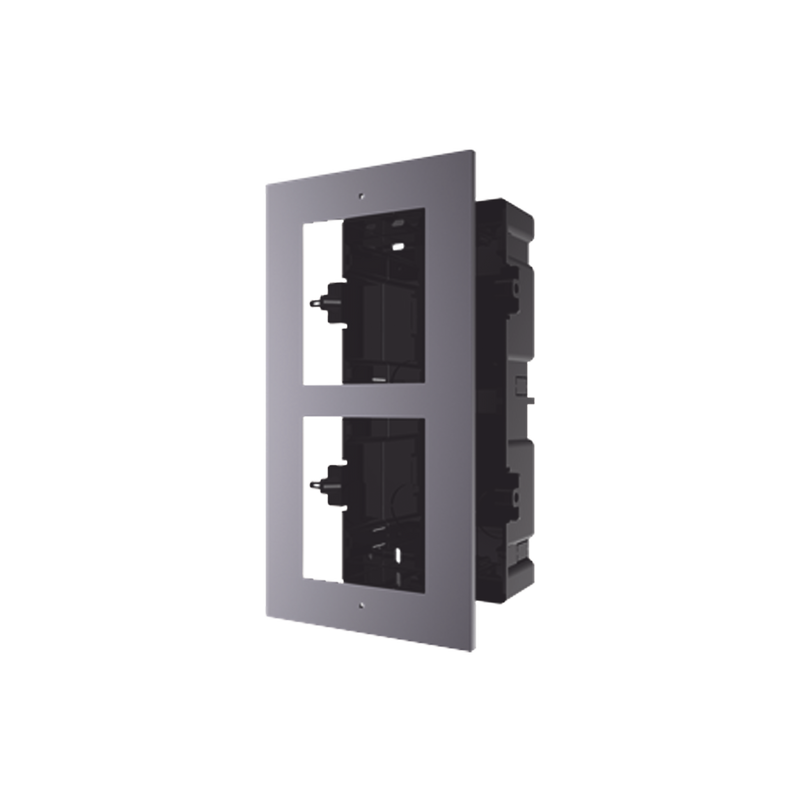 Base de 2 Espacios para EMPOTRAR Módulos de Videoporteros Hikvision - SILYMX