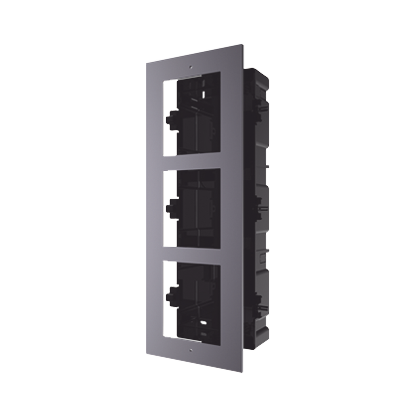Base De 3 Espacios Para Empotrar Módulos De Videoporteros Hikvision - SILYMX