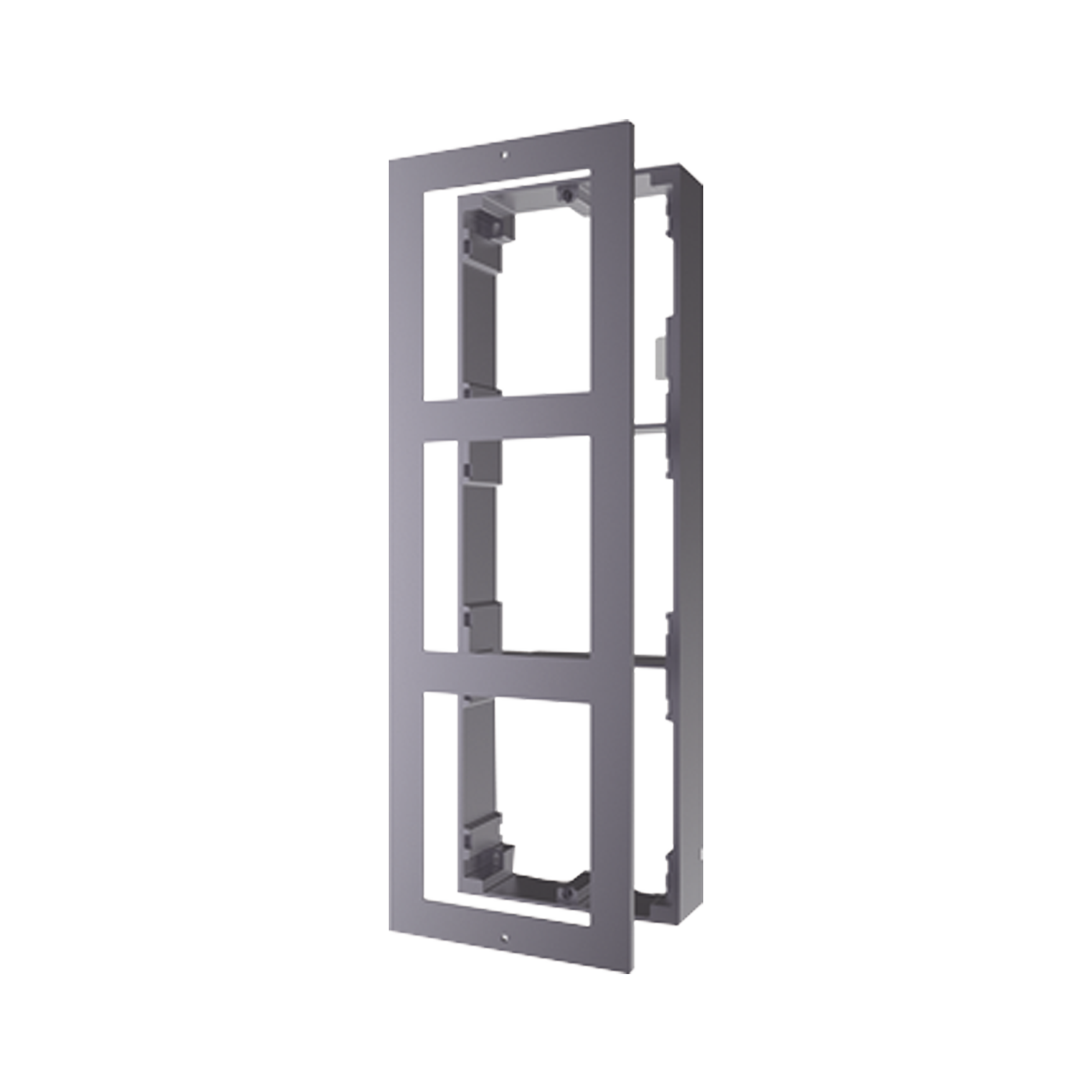 Base de 3 Espacios para Videoportero IP Hikvision / Instalación en SUPERFICIE - SILYMX