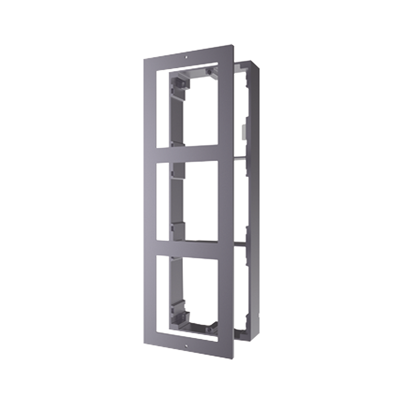 Base de 3 Espacios para Videoportero IP Hikvision / Instalación en SUPERFICIE - SILYMX